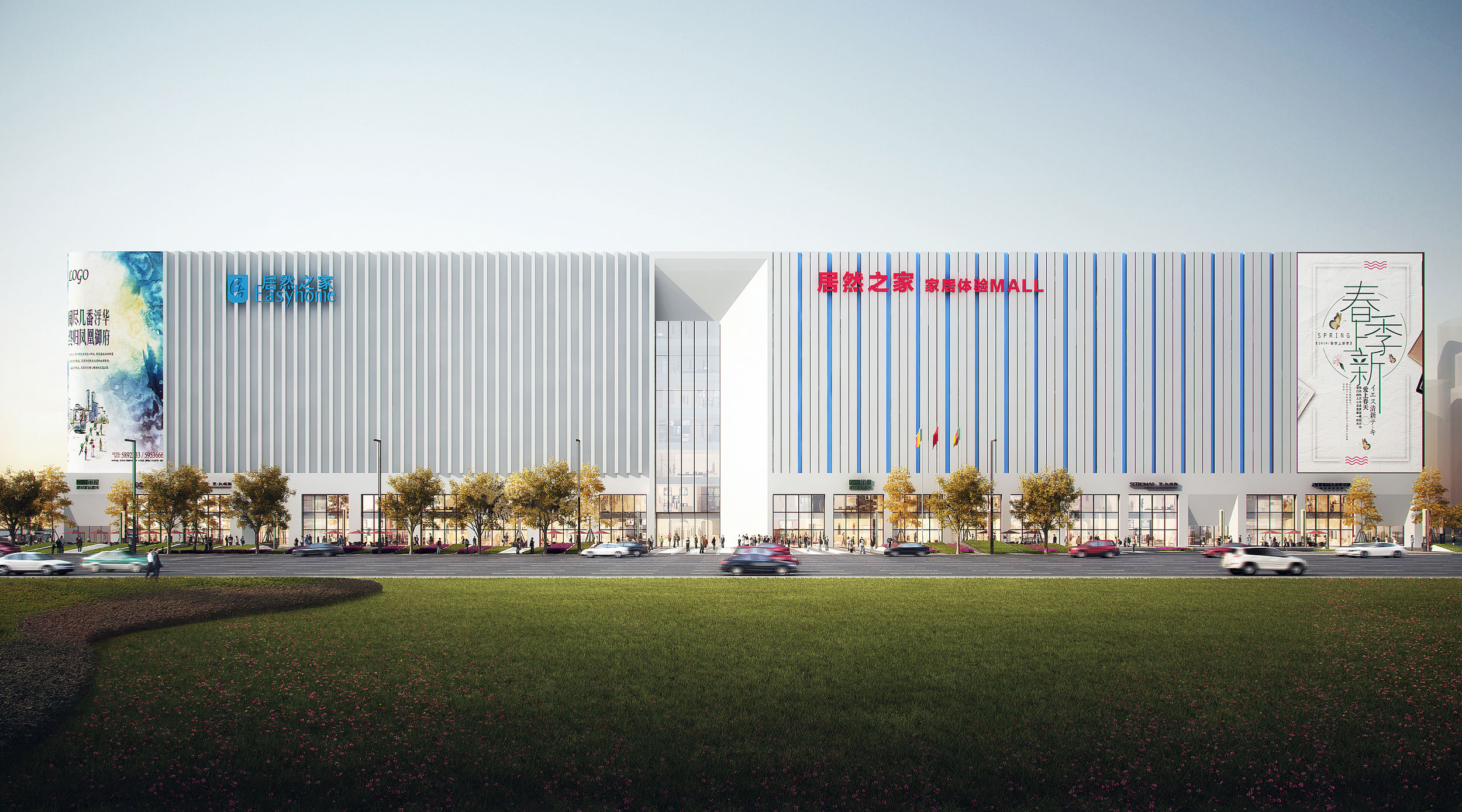 青龍中標居然之家GRC項目 建筑GRC