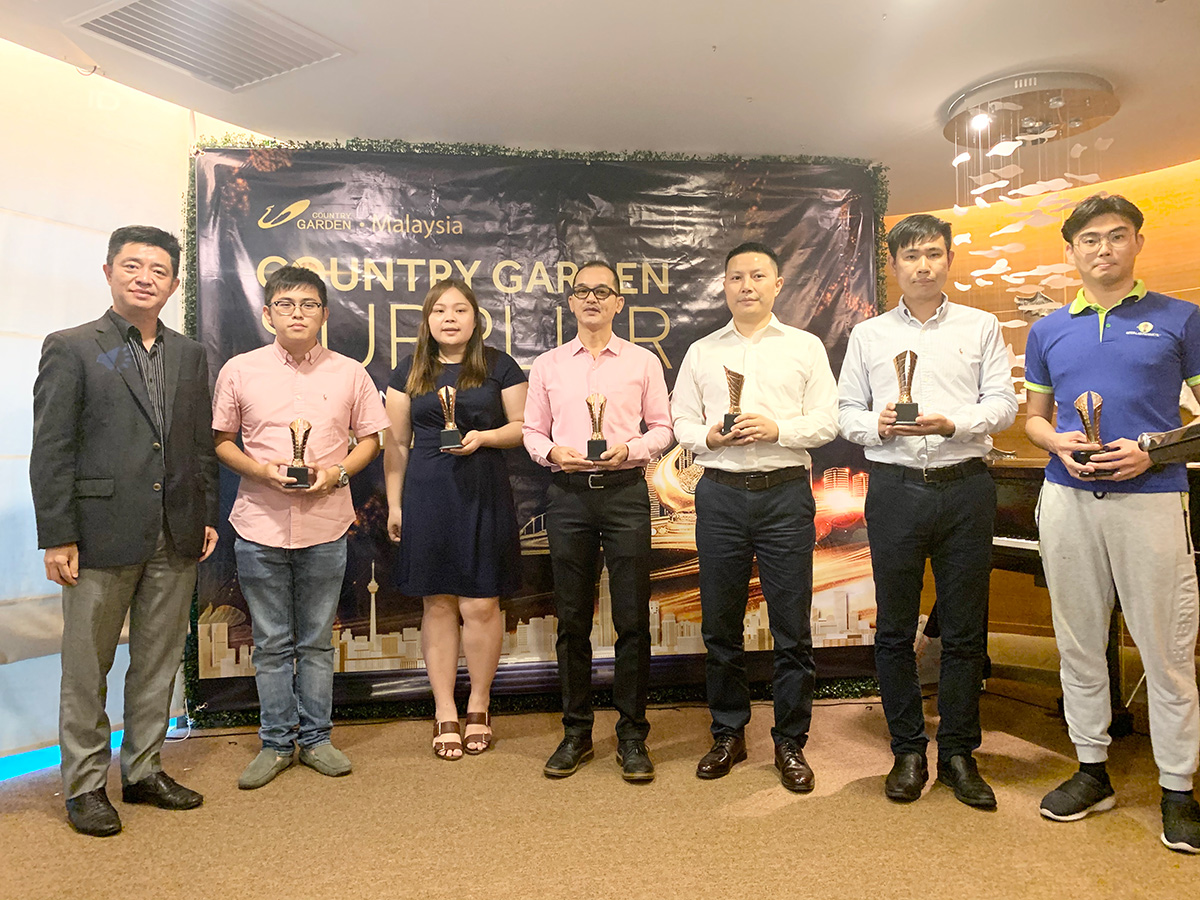 青龍榮獲碧桂園集團(tuán)兩項殊榮 防水材料