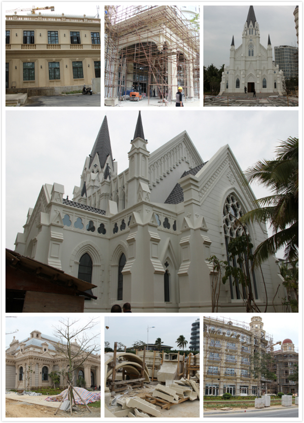 節(jié)慶廣場工場現(xiàn)場 三亞年會