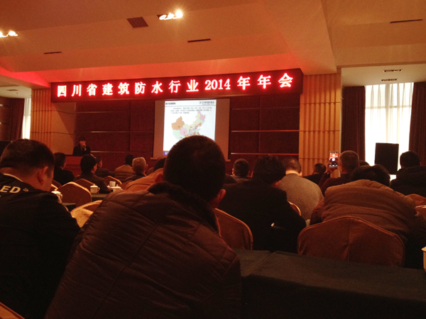 青龍四川公司伏經(jīng)理參加會(huì)議 四川防水