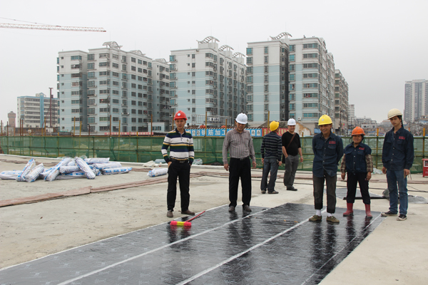 漁人碼頭大量采用青龍pcm反應(yīng)粘 湛江防水