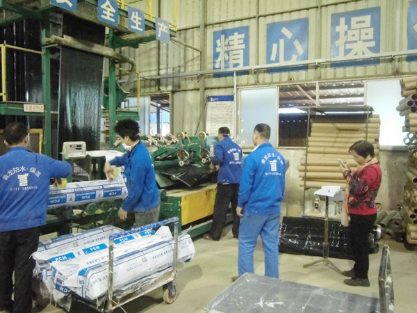 中核專家組進(jìn)行車間考察 防水材料