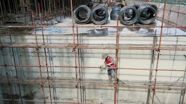 名門世家防水廣施工現(xiàn)場(chǎng) 茂名防水